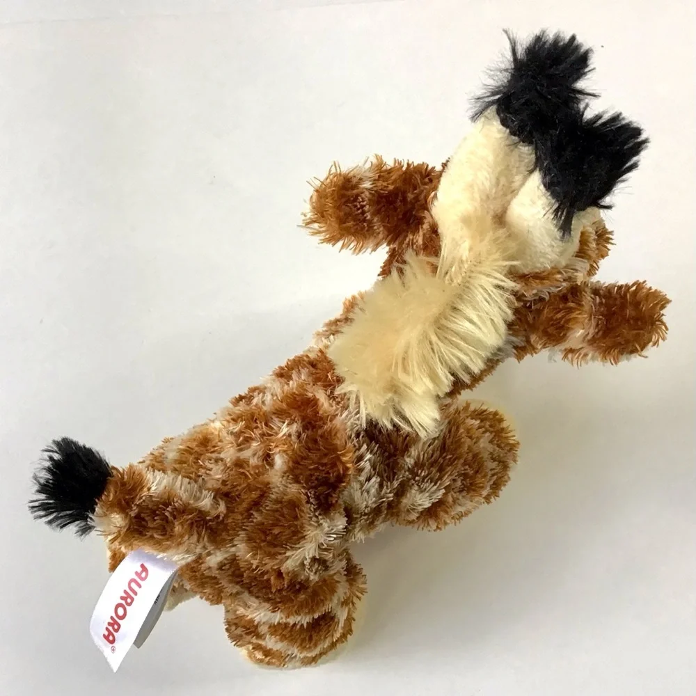 Aurora Gigi Giraffe Plush Stuffed Animal Mini Flopsies Weighted Beanbag 8”